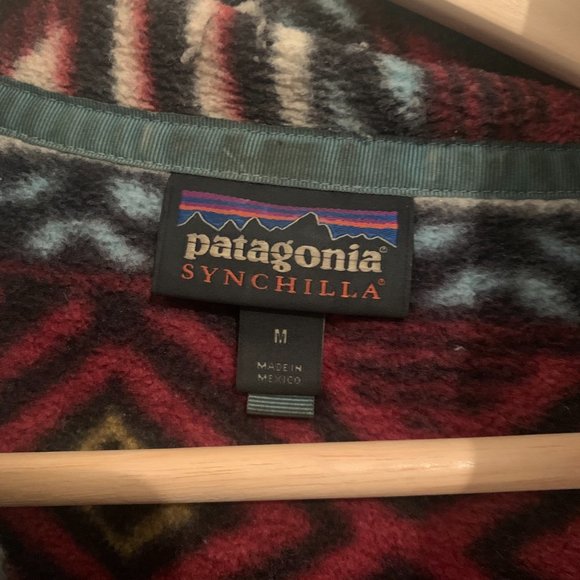 Vintage Patagonia Men's Synchilla Snap-T Fleece Pullover - Picture 3 of 5